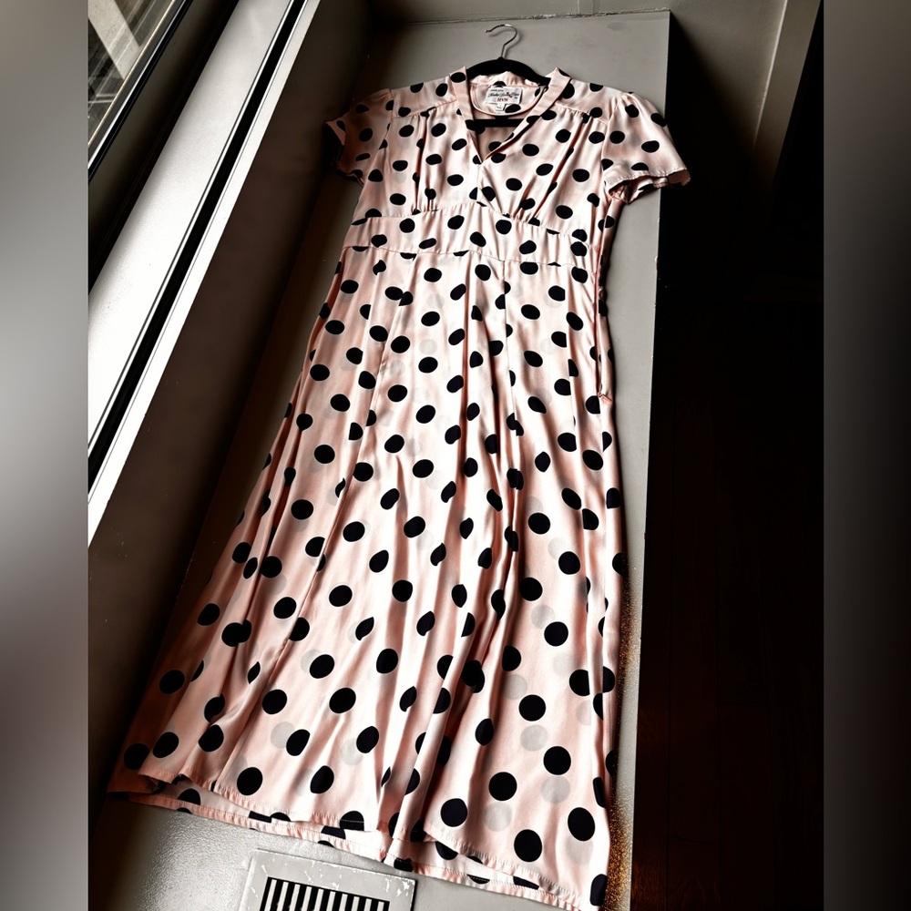 Pink Polka Dot Dress